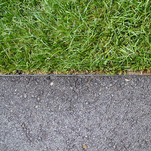 Garden edge - ASPHALTEDGE - Permaloc - aluminum / L-shaped / black