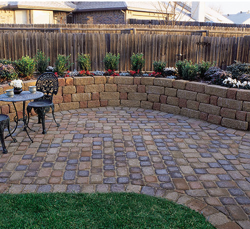 Solid concrete block - MERITA STONE - PAVESTONE - for garden enclosures / for retaining walls / stone look