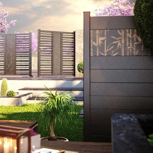 Panel screening - KSM PRODUCTION - aluminum / plain / wall