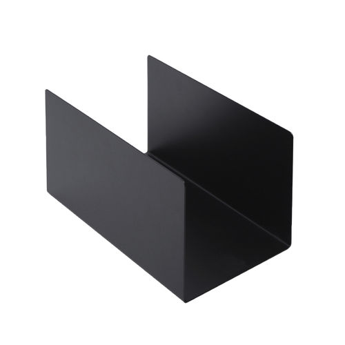Contemporary magazine rack - UNU - 3S design - home / powder-coated steel / black