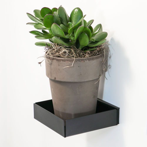 Wall-mounted shelf - B15 • basic - 3S design - contemporary / powder-coated steel / garage