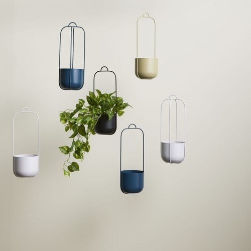 Iron flower pot - Lotus - Hübsch A/S - hanging / round / home