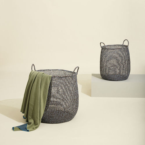 Paper laundry basket Mist Hübsch A/S rope