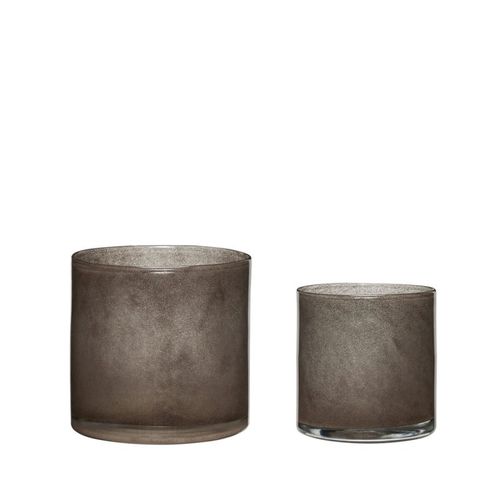 Blown glass candle holder - Akin - Hübsch A/S