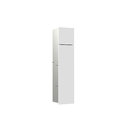 Metal toilet brush holder - 9755 513 00 - Emco Bad GmbH & Co. KG - built-in / polished