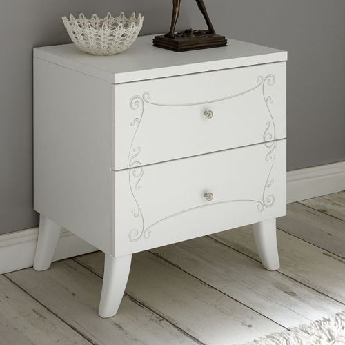 Traditional bedside table - SOLER - LC spa - metal / rectangular / home