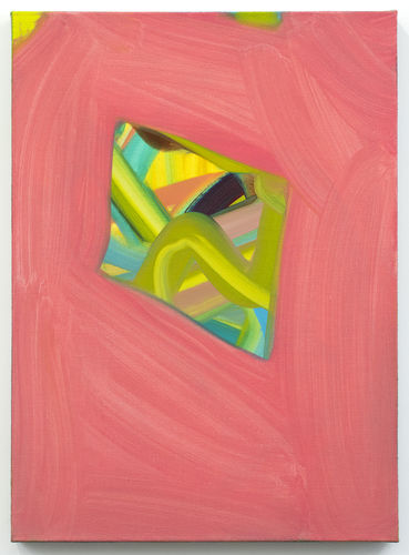 Oil painting decorative painting - FOREIGN BODY: PINK MOUNTAIN - San Polo Art Gallery | Contemporary Art & Design i - abstract / for art galleries