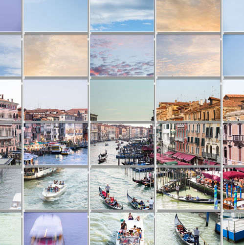 Photographic print - RIVUS ALTUS - XL78 #06 PASTEL | VENICE PHOTOS FRAGMENTS - San Polo Art Gallery | Contemporary Art & Design i - large-format / landscape / for art galleries