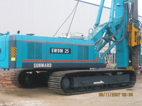 Diesel engine drilling rig - MODEL SWDM 25 - American Piledriving Equipment Inc. - rotary / down-the-hole / construction