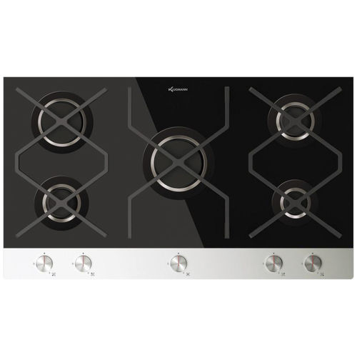 Gas cooktop - KT9000BX1 - Klugmann Hausgeraete GmbH - 5 burner / built-in / with knobs
