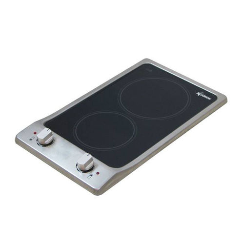 Vitroceramic cooktop - KVC300X - Klugmann Hausgeraete GmbH - 2 burner / built-in / with knobs