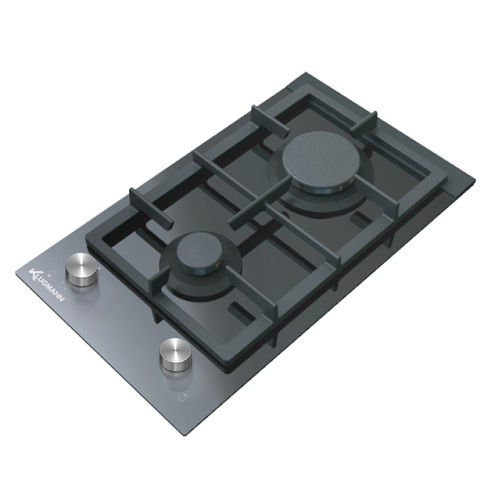 Vitroceramic cooktop - KT302BGL - Klugmann Hausgeraete GmbH - gas / 2 burner / built-in