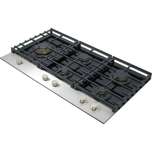 Gas cooktop - KT9000BX2 - Klugmann Hausgeraete GmbH - 5 burner / built-in / with knobs