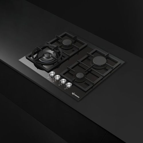Gas cooktop - KT604.5BGL - Klugmann Hausgeraete GmbH - 4 burner / built-in / with knobs