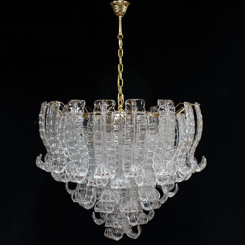 Vintage chandelier - OXFORD - Magie di Murano - Murano glass / incandescent / LED