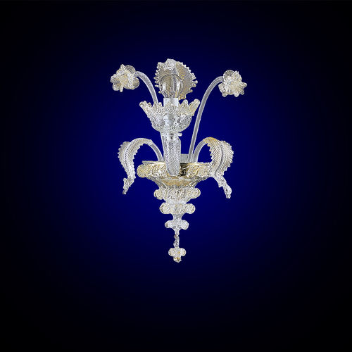 Traditional wall light - CLEOPATRA APPLIQUE - Magie di Murano - indoor / blown glass / Murano glass