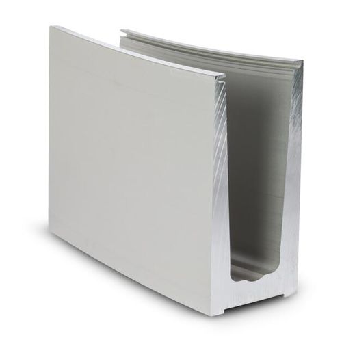 Brushed aluminum profile - 10.6010.003.14 - OnLevel - U-shaped / for railing / precast