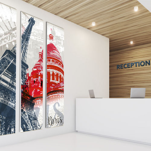 Cover decorative panel - PARIS MONUMENTS - GROSFILLEX - wall-mounted / for kitchen / for wet rooms