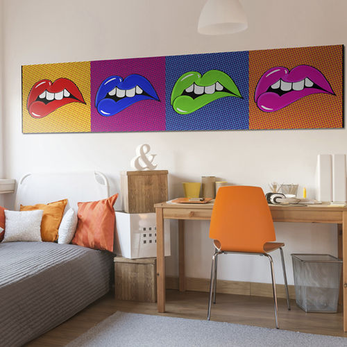 Cover decorative panel - WOW'ROLL LIP'S PANO - GROSFILLEX - wall-mounted / bathroom / for kitchen