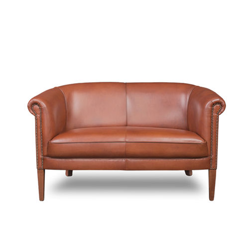 Traditional sofa - TUB  - Bendic International - for yacht / leather / with armrests