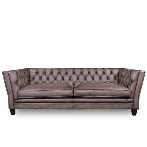 Chesterfield sofa - OKLAHOMA - Bendic International - for yacht / velvet / leather