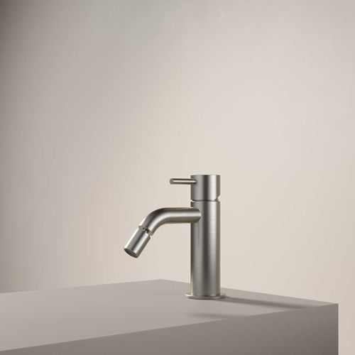 Bidet mixer tap - AR018 - hotbath - countertop / steel / bathroom