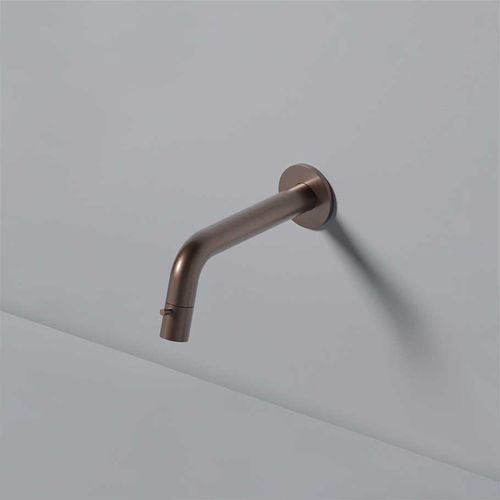 Handbasin single tap - UW001 - hotbath - wall-mounted / brass / indoor