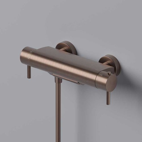 Bathtub mixer tap - B021 - hotbath - wall-mounted / thermostatic / brass