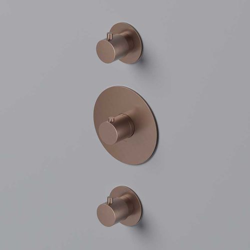 Shower mixer tap - CB007 - hotbath - built-in / thermostatic / brass