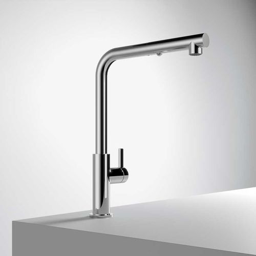 Countertop mixer tap - AC042 - hotbath - brass / kitchen / 1-hole