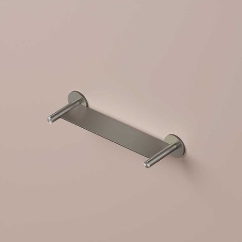 Wall-mounted shelf - GTA30 - hotbath - contemporary / brushed stainless steel / for sanitary facilities