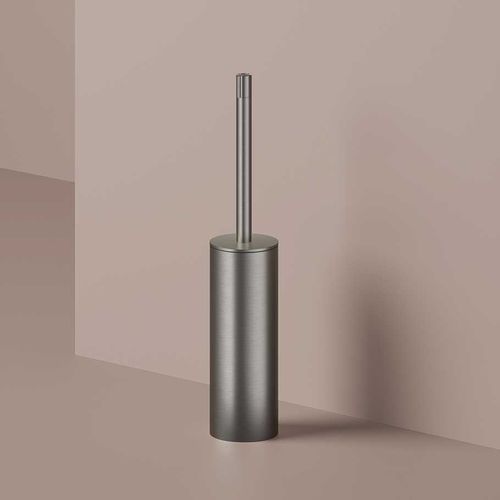 Stainless steel toilet brush holder - GTA12 - hotbath - brushed stainless steel / freestanding / floor-standing