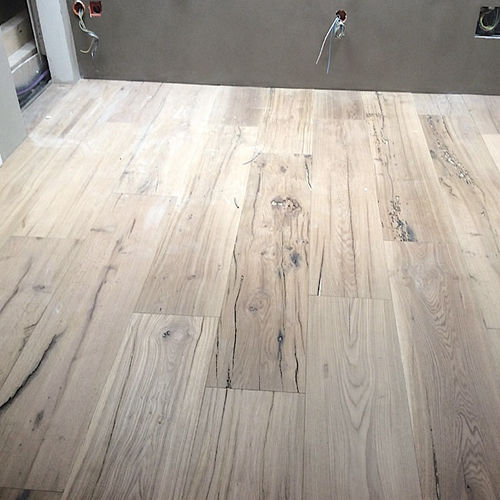 Engineered parquet floor - PRW400 - Bois Antique - antique / glued / in reclaimed material