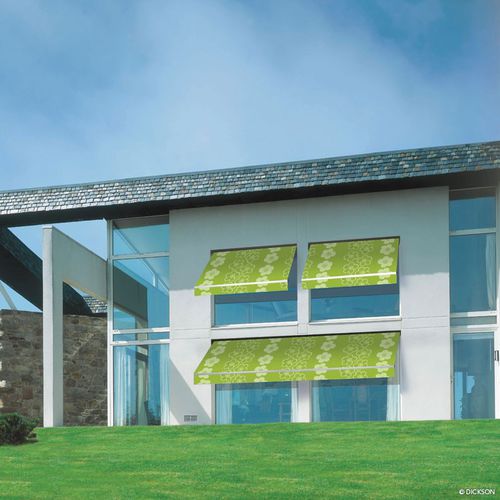Folding-arm awning - BANNETTE  - Ici Store - manual / motorized / window