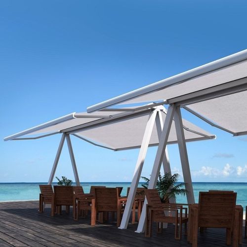Awning with post - XL - Ici Store - box / manual / motorized