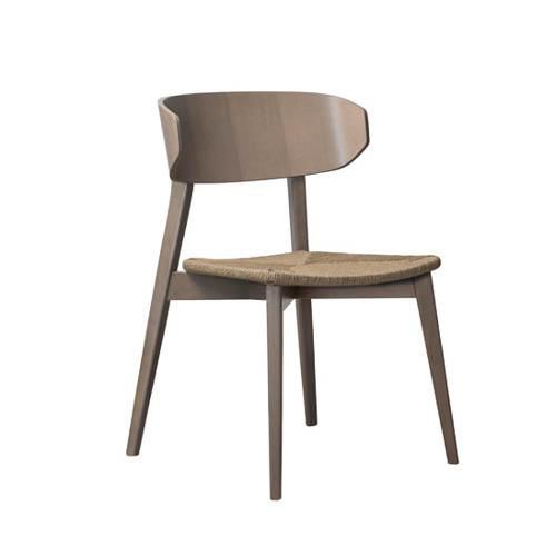 Contemporary chair - HELLEN PLUS SE05  - New Life Contract - indoor / wooden / stackable