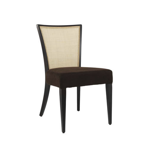 Contemporary chair - ABBY SE04 - New Life Contract - indoor / fabric / leather