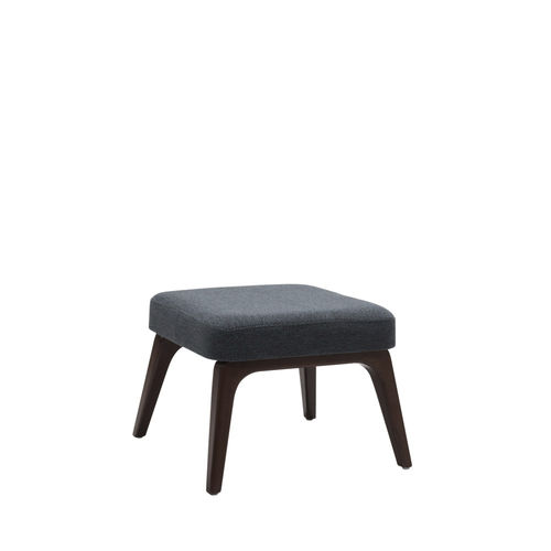 Contemporary stool - VIVA PF01 - New Life Contract - leather / fabric / wooden base