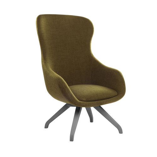 Contemporary armchair - ALISHA BE01 - New Life Contract - fabric / leather / synthetic leather