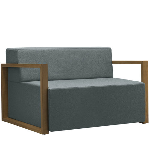 Contemporary sofa - QUADRA DI01 - New Life Contract - fabric / leather / synthetic leather