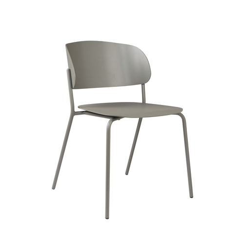 Contemporary chair - L'ALA SE01 - New Life Contract - indoor / outdoor / aluminum