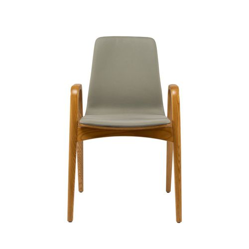 Contemporary armchair - Tecla PO04A - New Life Contract - Trevira CS® / cellulose fiber / natural fiber