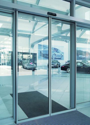 Entry door - COMPACTMASTER - Gretsch-Unitas - metal / sliding / glazed