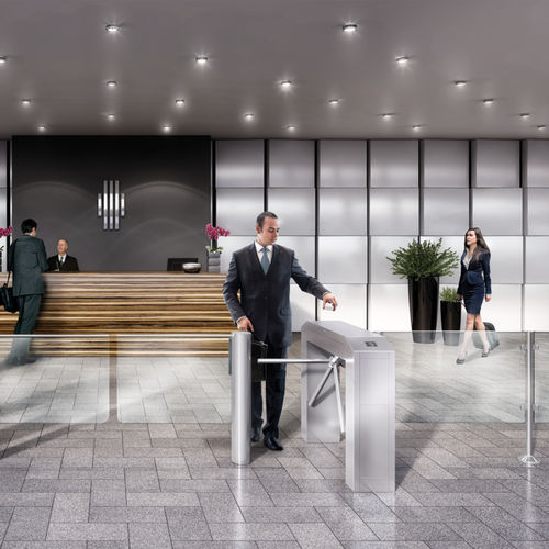 Tripod turnstile - Gretsch-Unitas - for access control / security / for public building