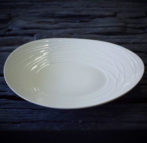 Soup plate - GALAXY - Jacques Pergay - round / Limoges porcelain / for gourmet restaurants
