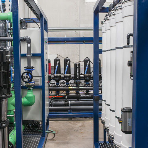 Wastewater treatment plant filter - WATERTECH DW ZPOX - AZUD - compact
