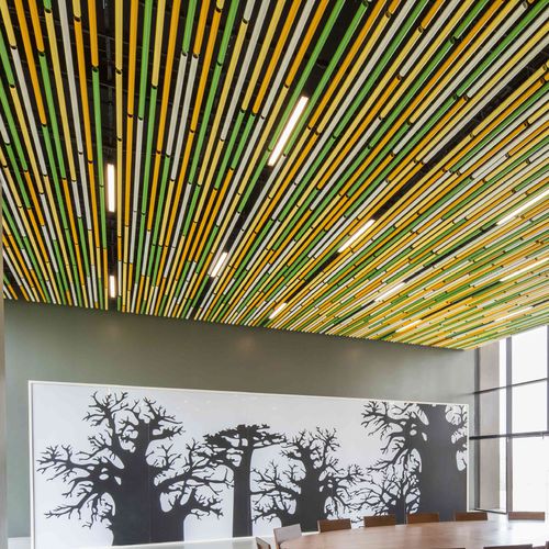 Metal suspended ceiling - EXTRUDED PROFILE ROUND - Tacer Ltd. - strip / decorative