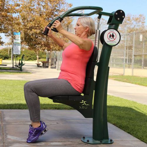 Arm curl weight training machine UBX247 Greenfields Outdoor