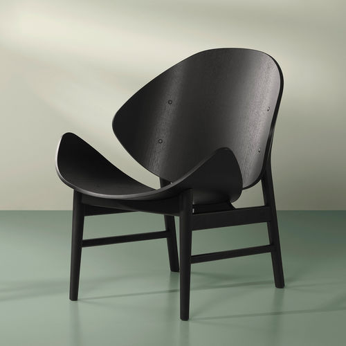 Traditional chair - THE ORANGE - Warm  Nordic - indoor / fabric / oak