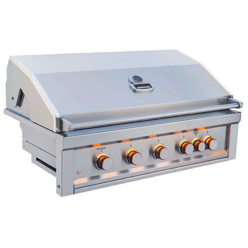 Gas barbecue - RUBY5B-IR - SUNSTONE - electric / free-standing / stainless steel
